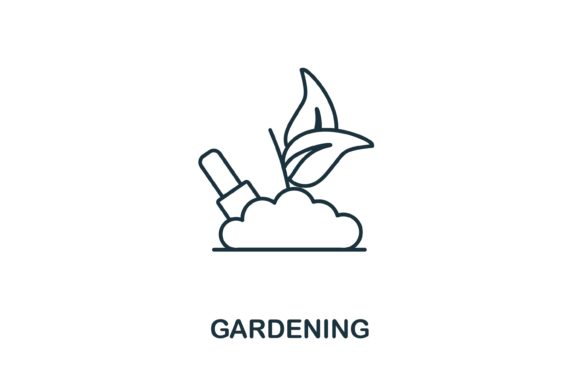 Gardening Icon Graphics for Crafters