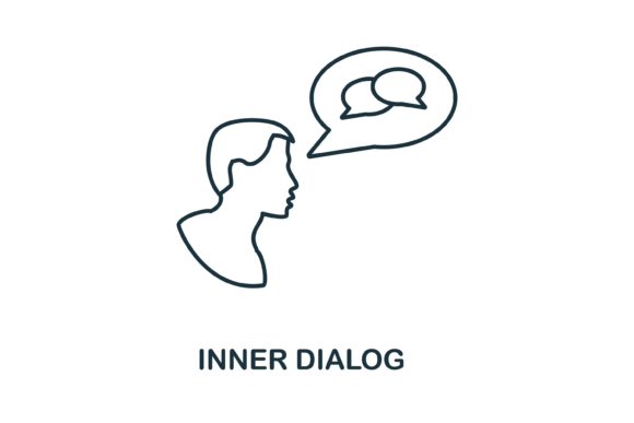 Inner Dialog Icon: Graphics Review for Digital Products
