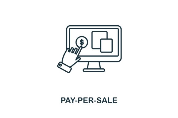 Pay-Per-Sale Icon: A Versatile Graphic for Handmade Creations
