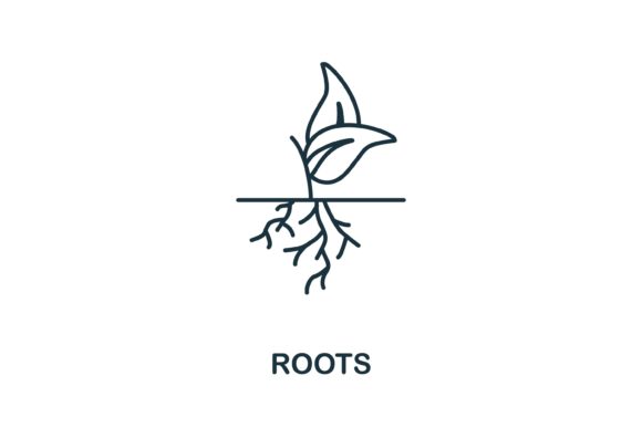 Roots Icon: Graphics & Icons for Organic Branding