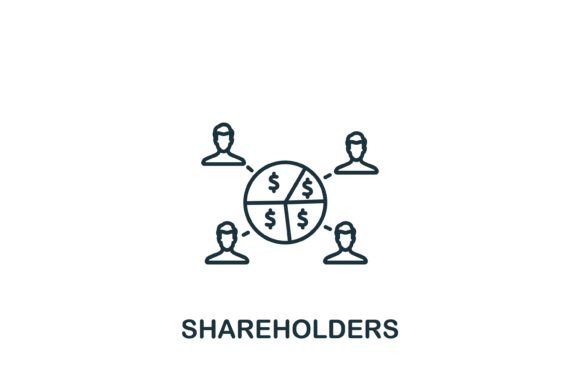 Shareholders Icon: A Versatile Graphic for Digital Sellers