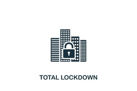 Total Lockdown Icon: A Versatile Graphics Asset for Crafters