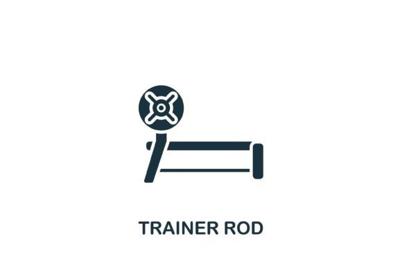 Trainer Rod Icon: A Sleek Graphic for Modern Fitness Content