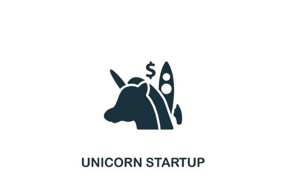 Unicorn Startup Icon: A Magical Touch for Embroidery