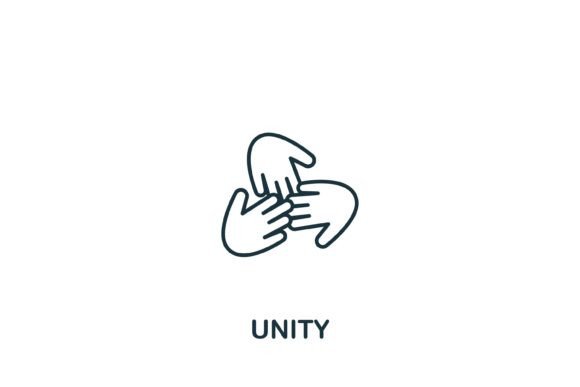 Unity Icon: A Simple, Elegant Design for Embroidery