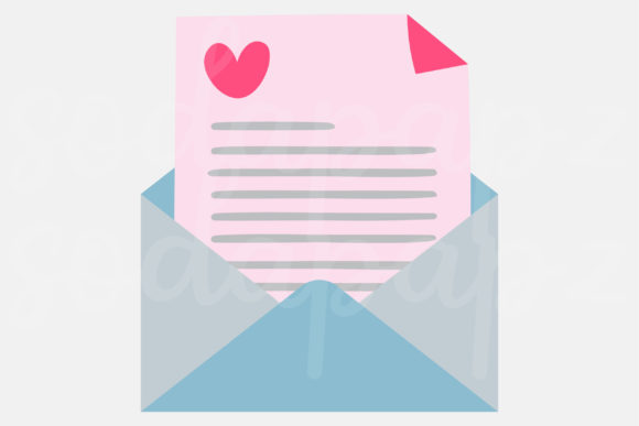 Valentines - Love Letter 5: A Charming Graphic Icon