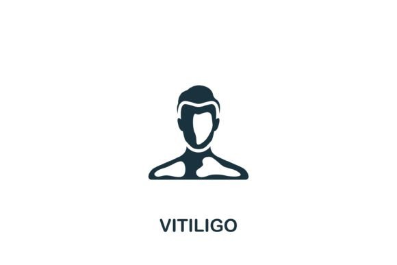 Vitiligo Icon: A Versatile Graphic for Modern Designers